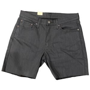 Levi's Men's 541 Athletic Taper Fit Jeans Cut As Shorts Dark Gray Size 32